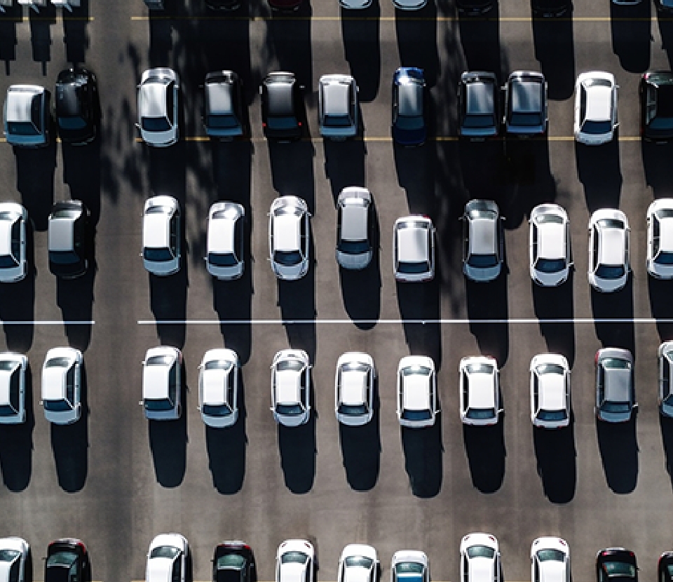 Image d'une concession vu du haut